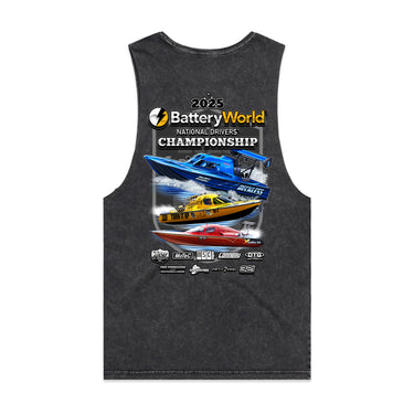 National Driver's Championship 2025 Men's Stone Wash Tank